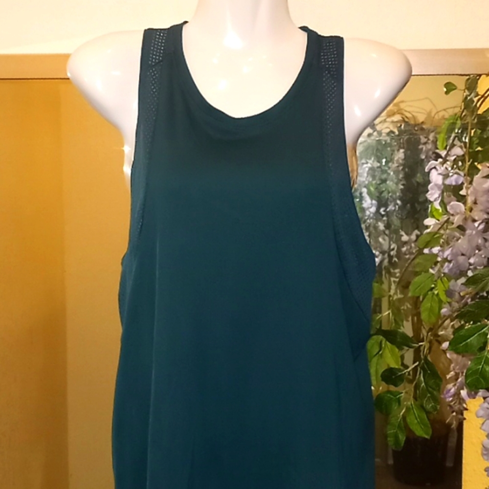 Nike Running Dark Green Dri Fit Tank Top-#0702